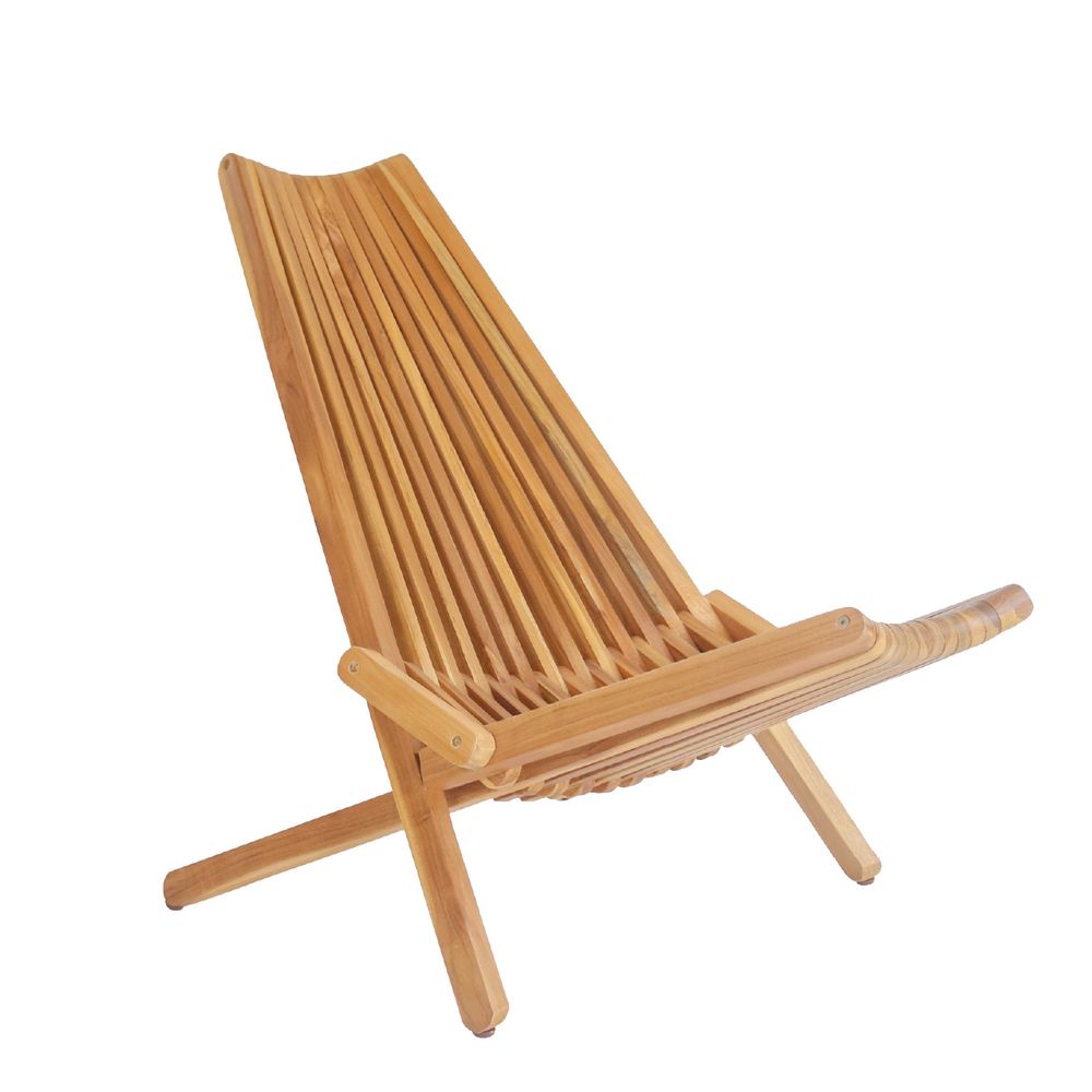 Chaises de jardin - Chaise pliante en teck Calero - HOUSE NORDIC