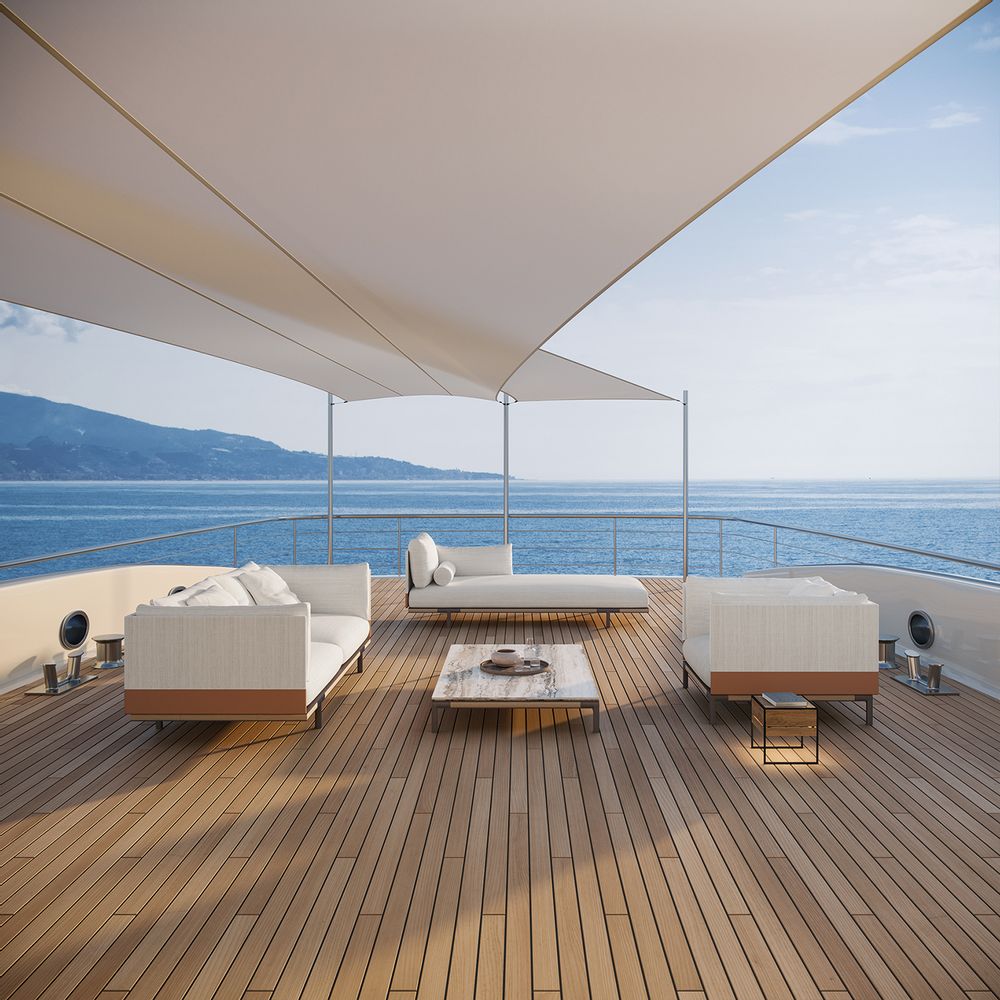 Lawn armchairs - Costiera and Baia, design by Christophe Pillet - ETHIMO