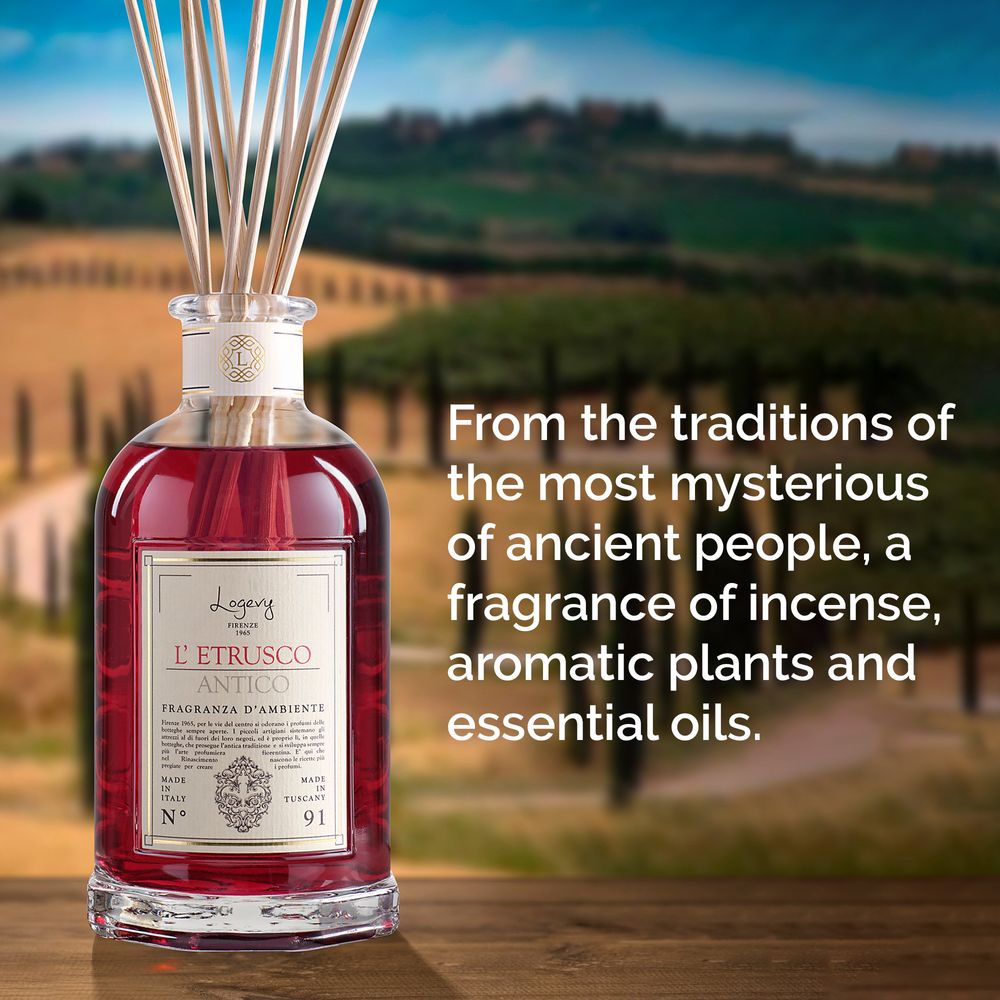 Home fragrances - L'etrusco Antico - Home Fragrance - LOGEVY FIRENZE 1965