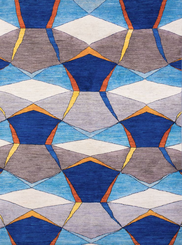 Contemporary carpets - Ceiling Tilework Geometry (Taagh) 3, Architectural Textures Collection - ZOLLANVARI INTERNATIONAL