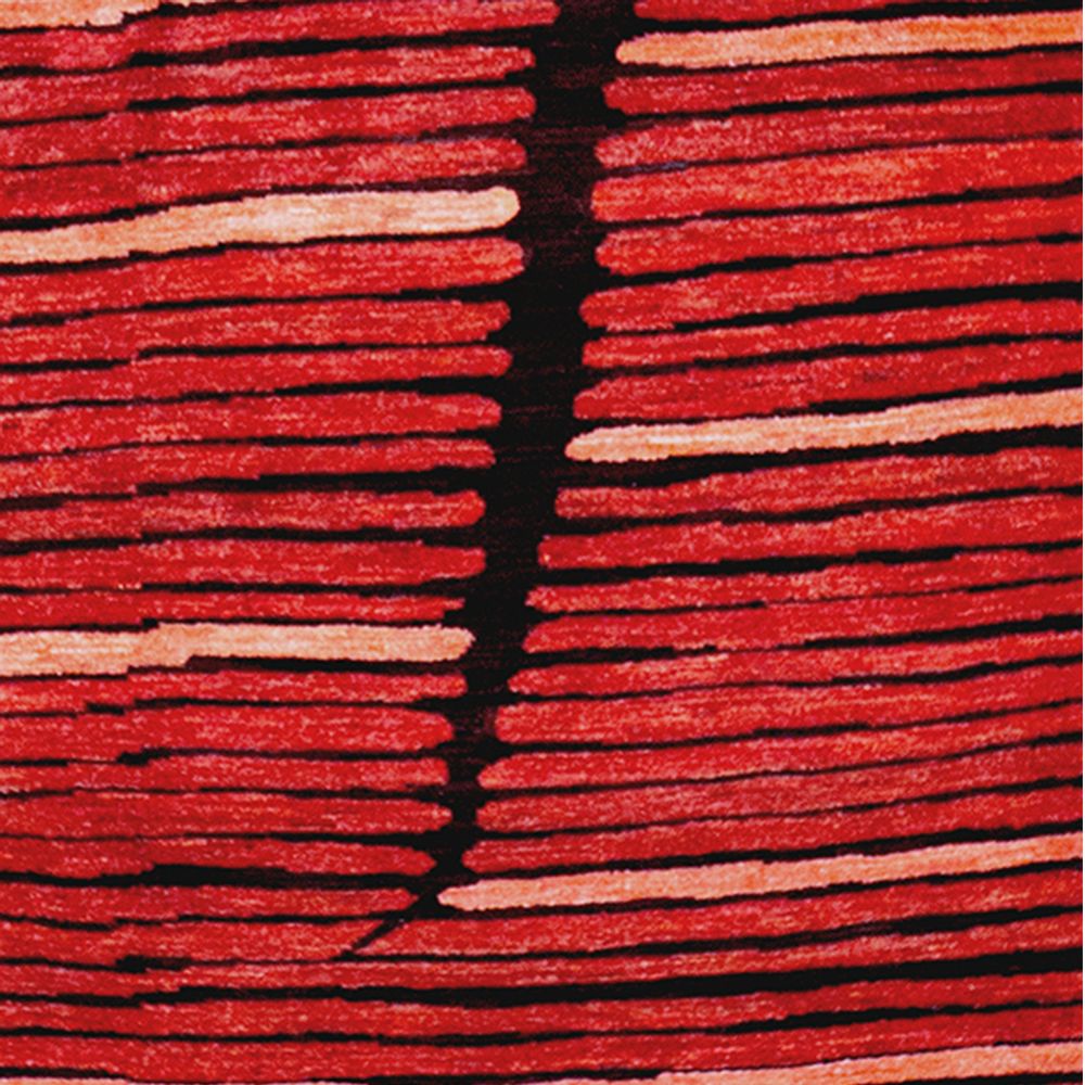 Tapis design - Stalagmite en rouge 2, Dreamtime Chants Collection, Zollanvari Studio - ZOLLANVARI INTERNATIONAL