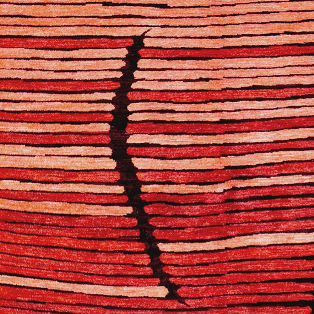 Tapis design - Stalagmite en rouge 2, Dreamtime Chants Collection, Zollanvari Studio - ZOLLANVARI INTERNATIONAL
