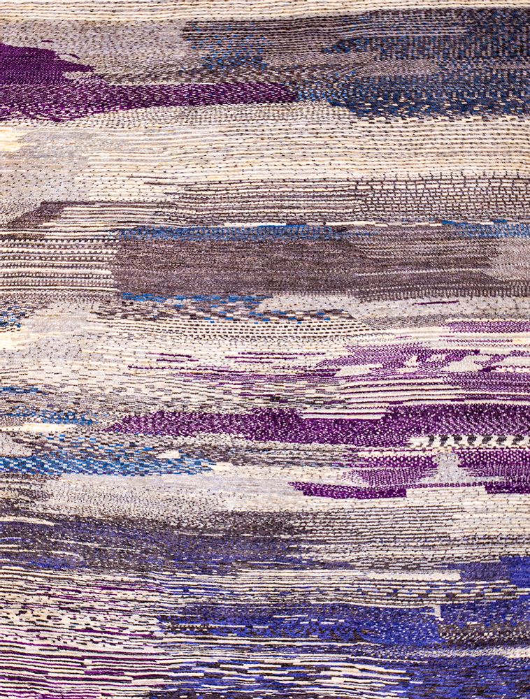 Tapis design - Violet-backed Starling Feathers, Animal Skin Collection, Super Fine - ZOLLANVARI INTERNATIONAL