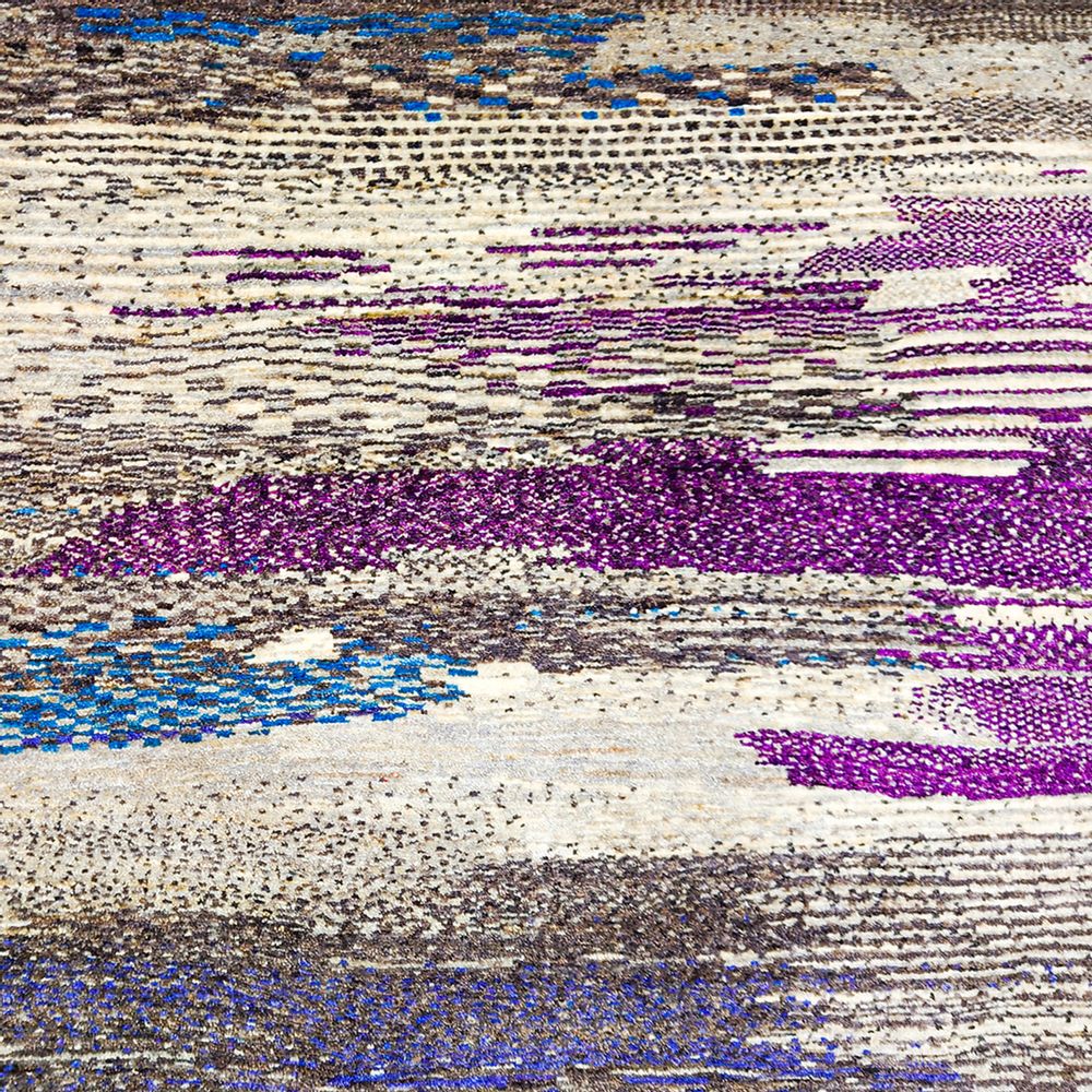 Tapis design - Violet-backed Starling Feathers, Animal Skin Collection, Super Fine - ZOLLANVARI INTERNATIONAL