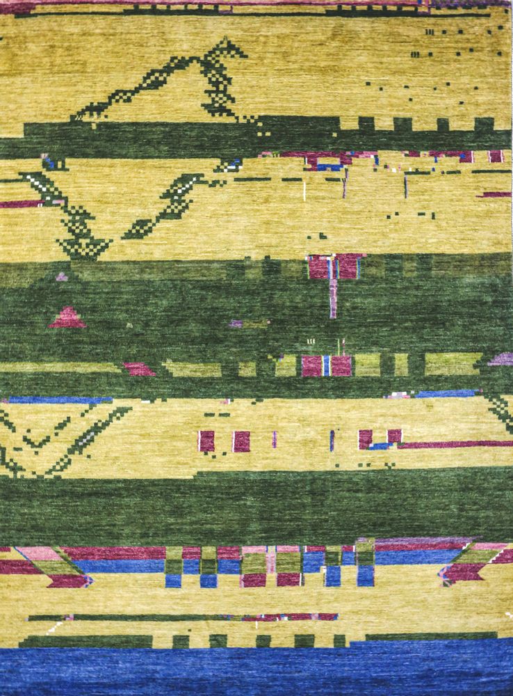 Design carpets - Panorama, Glitch Gabbehs Collection, Zollanvari Fine Gabbeh - ZOLLANVARI INTERNATIONAL