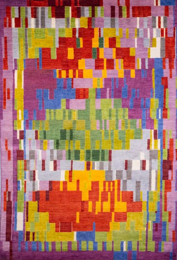 Design carpets - Aureole 4, Glitch Gabbehs Collection, SoFarSoNear Studio X Zollanvari - ZOLLANVARI INTERNATIONAL