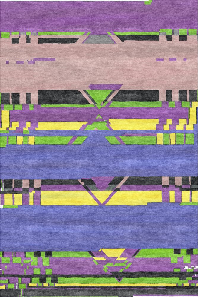 Rugs - Cryptogram, Glitch Gabbehs Collection, SoFarSoNear Studio X Zollanvari - ZOLLANVARI INTERNATIONAL