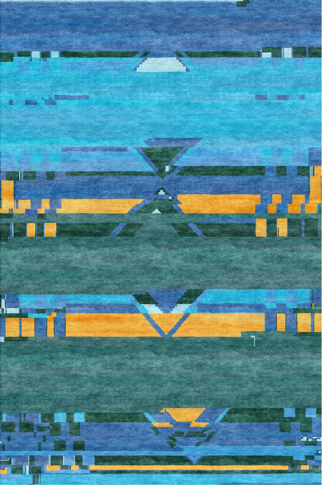 Rugs - Cryptogram, Glitch Gabbehs Collection, SoFarSoNear Studio X Zollanvari - ZOLLANVARI INTERNATIONAL