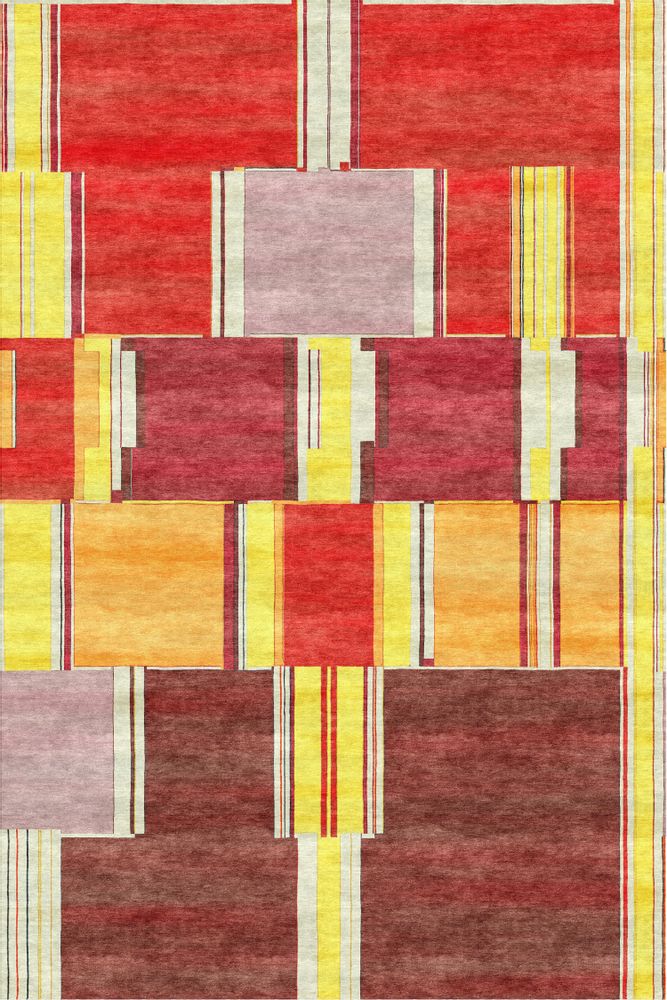 Design carpets - Metropolis, Glitch Gabbehs Collection, Zollanvari Fine Gabbeh - ZOLLANVARI INTERNATIONAL
