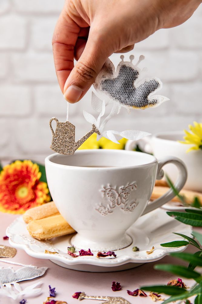 Café et thé - Sachet de thé forme fleur ( par 5 ) - TEA HERITAGE
