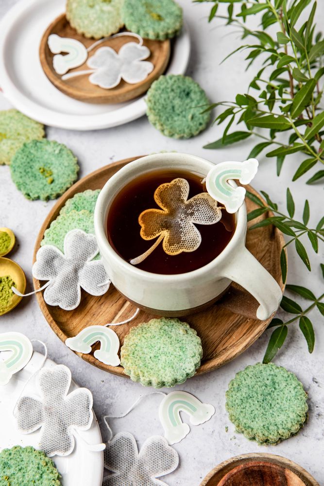 Café et thé - Sachet de thé forme trèfle ( par 5 ) - TEA HERITAGE