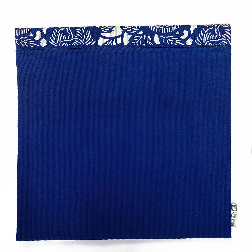 Coussins textile - Housse de coussin Sashiko teintée au pochoir japonais 50 cm - EBISUYA