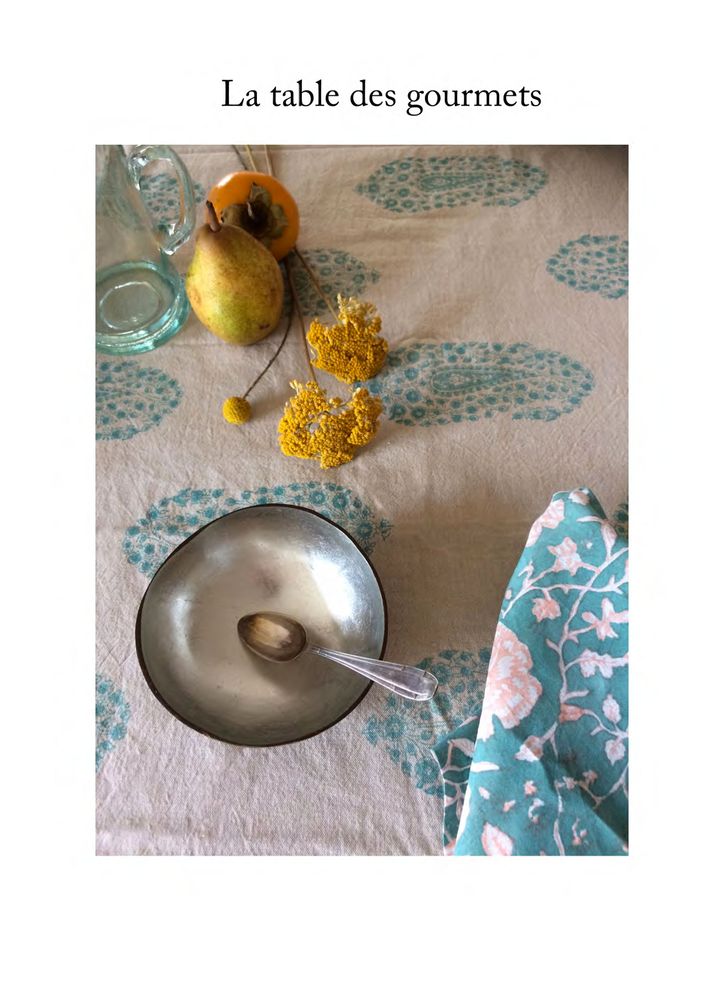 Linge de table textile - Linge de table - La table des gourmets - INKA HOMECRAFTS