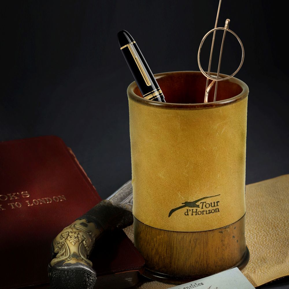 Stationery - PENSTAND LEATHER COLLECTION - TOURD'HORIZON