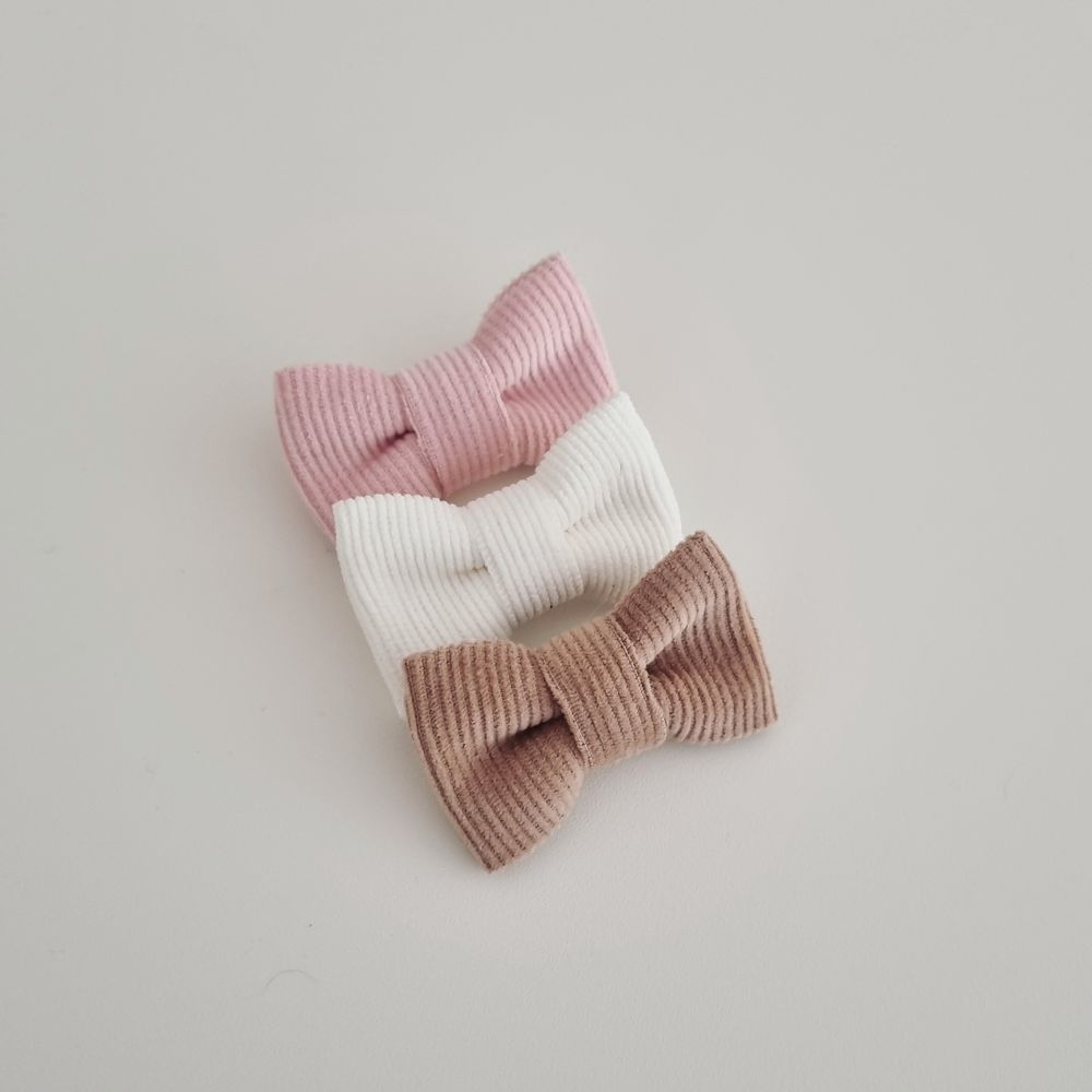 Accessoires enfants - PACK TRIO VELOURS - LES NOEUDS DE MAMAN