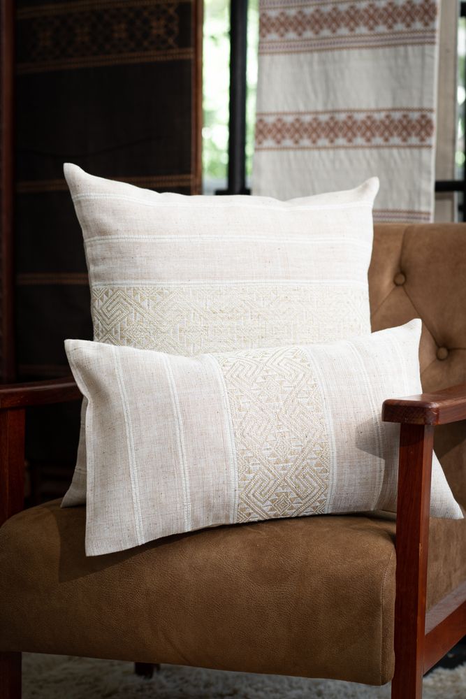 Cushions - Cushion covers - Star flowers - NIKONE HANDCRAFT, LAOS