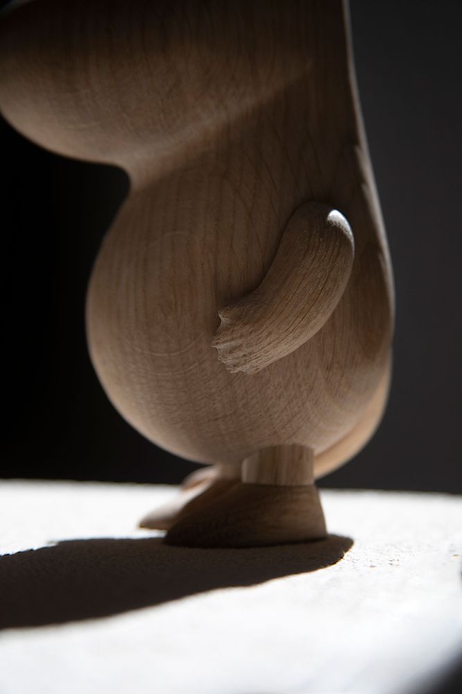 Objets design - Moomintroll - Statue en bois - BOYHOOD DESIGN