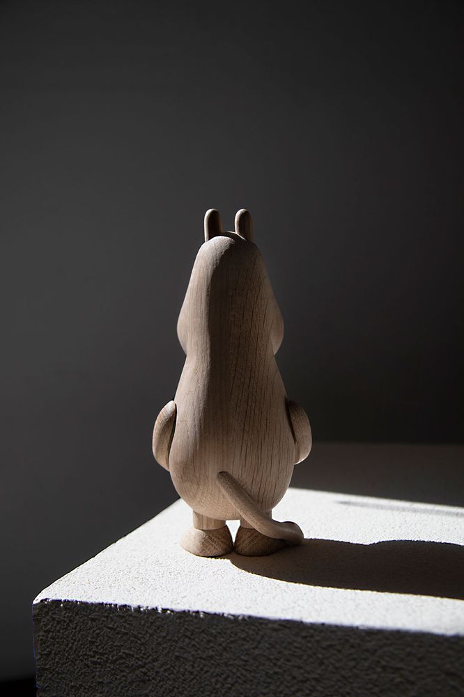 Objets design - Moomintroll - Statue en bois - BOYHOOD DESIGN
