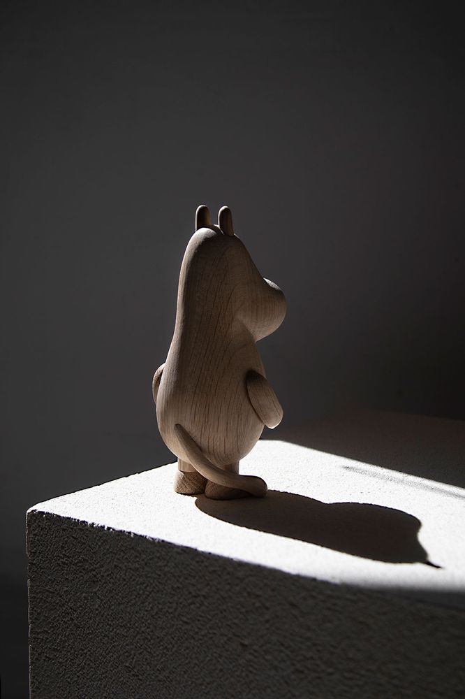 Objets design - Moomintroll - Statue en bois - BOYHOOD DESIGN