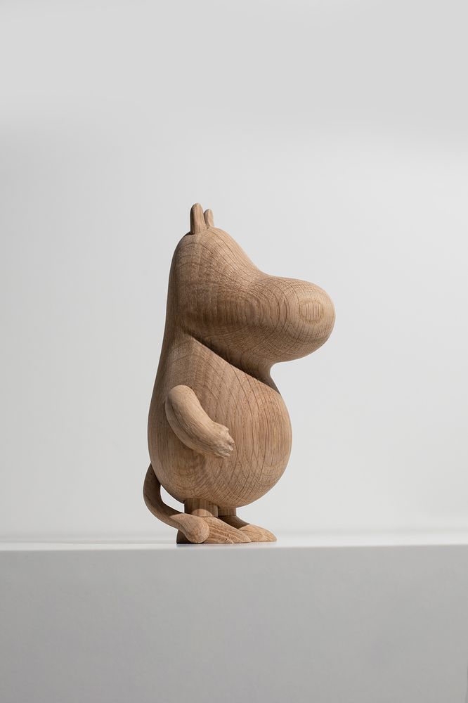 Objets design - Moomintroll - Statue en bois - BOYHOOD DESIGN