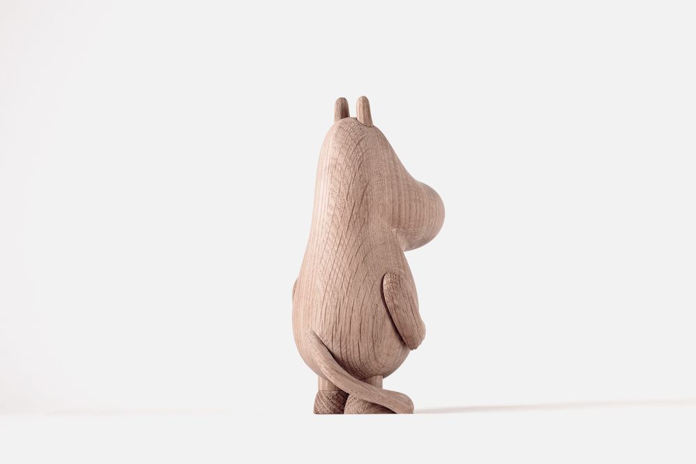 Objets design - Moomintroll - Statue en bois - BOYHOOD DESIGN