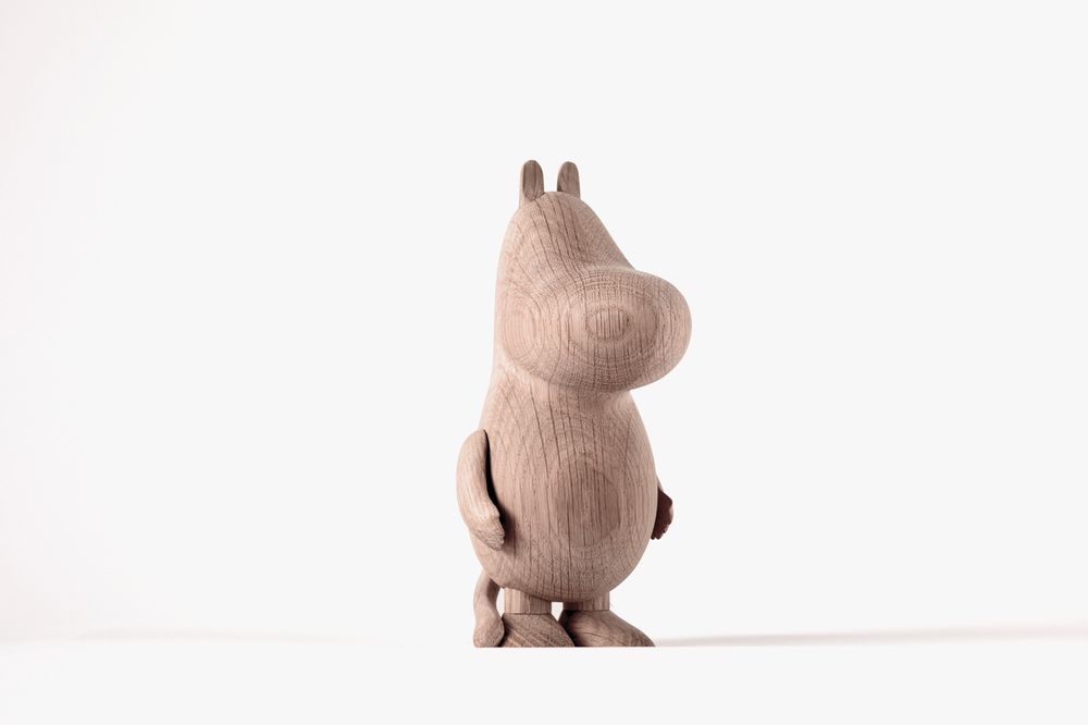 Objets design - Moomintroll - Statue en bois - BOYHOOD DESIGN