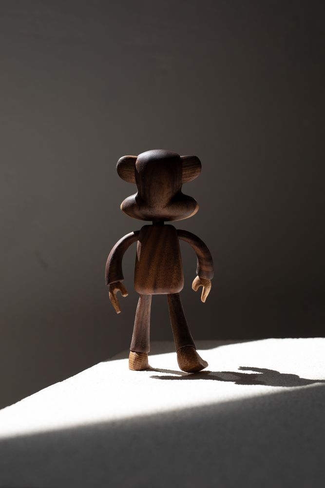 Sculptures, statuettes et miniatures - Julius le singe/Paul Frank - Statue en bois - BOYHOOD DESIGN