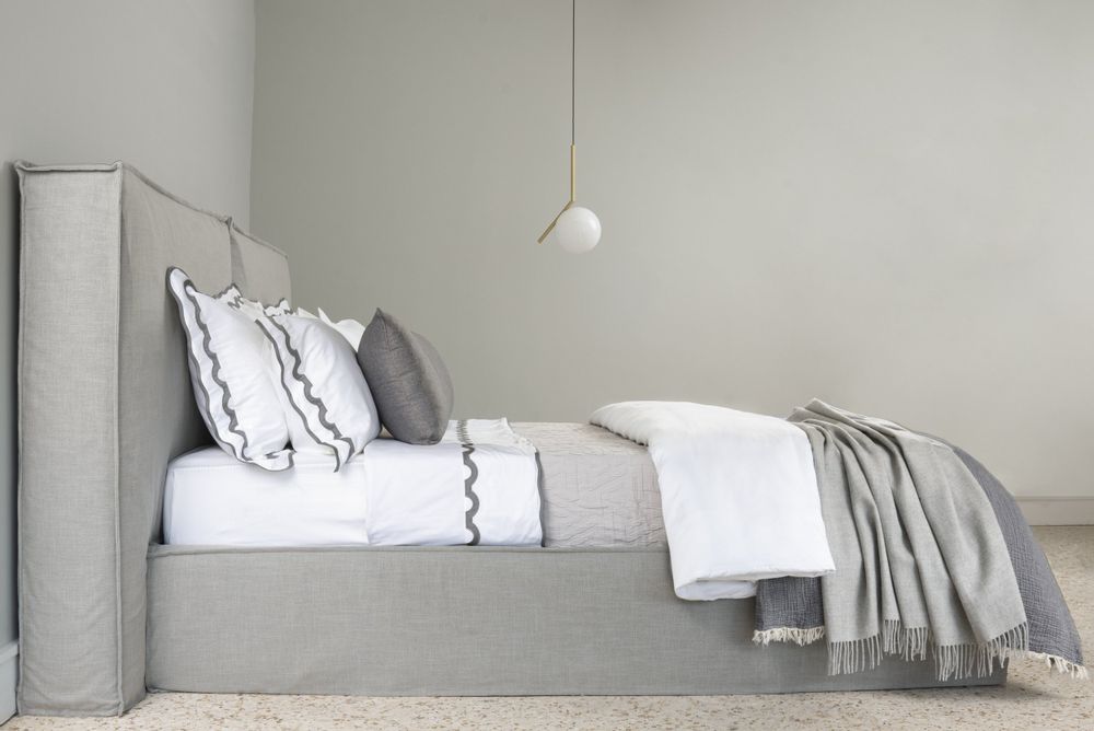 Bed linens - Kyma Cottonsatin Flat Sheet - KIMISOO