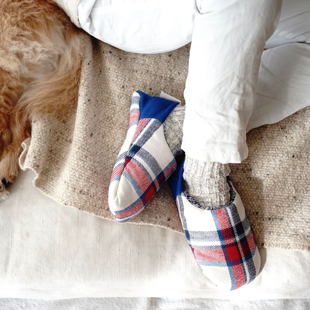 Gifts - Cotton Plaid x Moco moco pile - MERIPPA