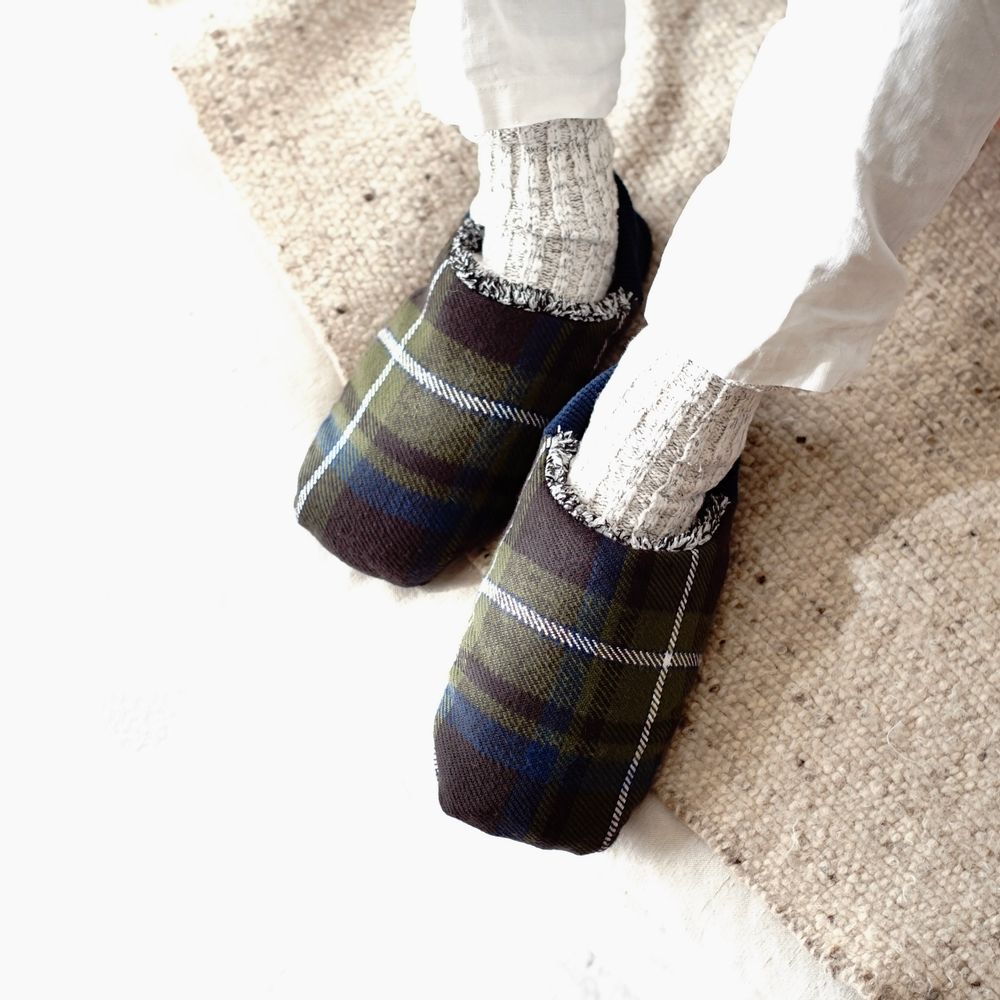 Gifts - Cotton Plaid x Moco moco pile - MERIPPA