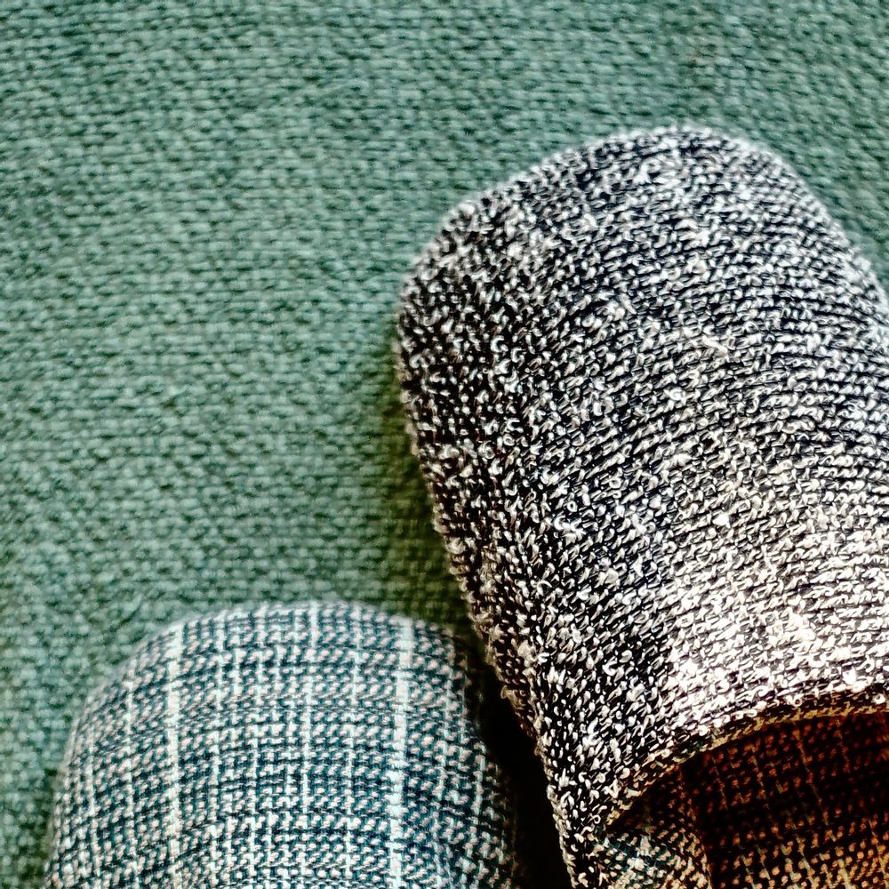 Cadeaux - Plaid en tweed x coton et lin Russel - MERIPPA