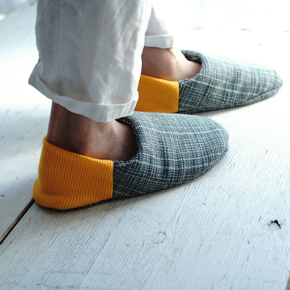 Cadeaux - Plaid en tweed x coton et lin Russel - MERIPPA