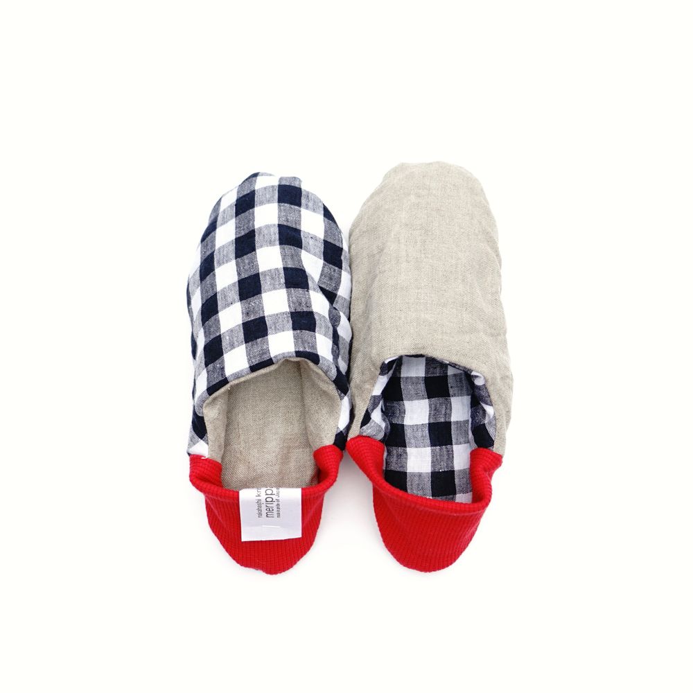 Cadeaux - Lin douillet vichy x Lin lavé - MERIPPA