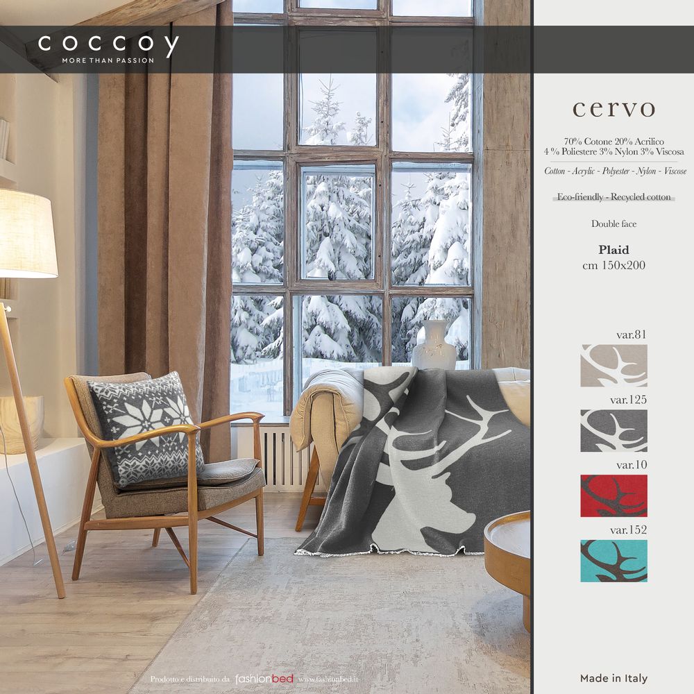 Objets de décoration - Plaid Cervo - COCCOY