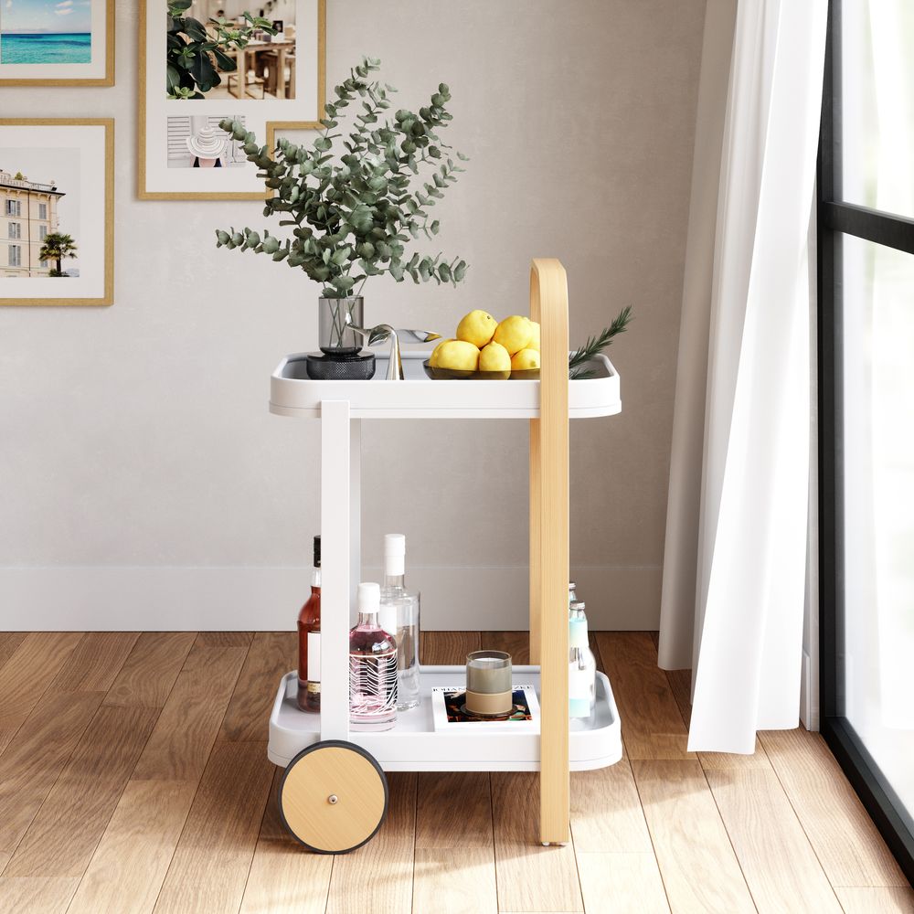 Design objects - BELLWOOD Bar / Serving Cart - UMBRA