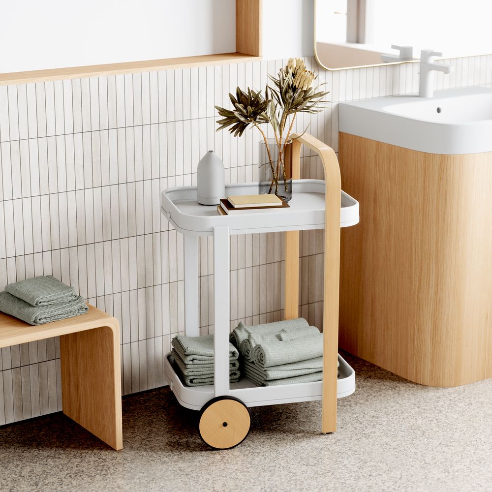 Design objects - BELLWOOD Bar / Serving Cart - UMBRA