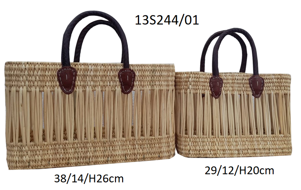 Shopping baskets - PANIER JONC - AMAL LINKS