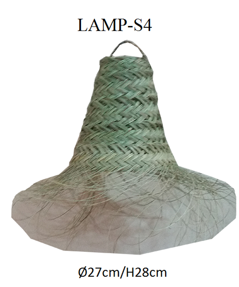 Hanging lights - CABAS PALME CUIR NATUREL - AMAL LINKS