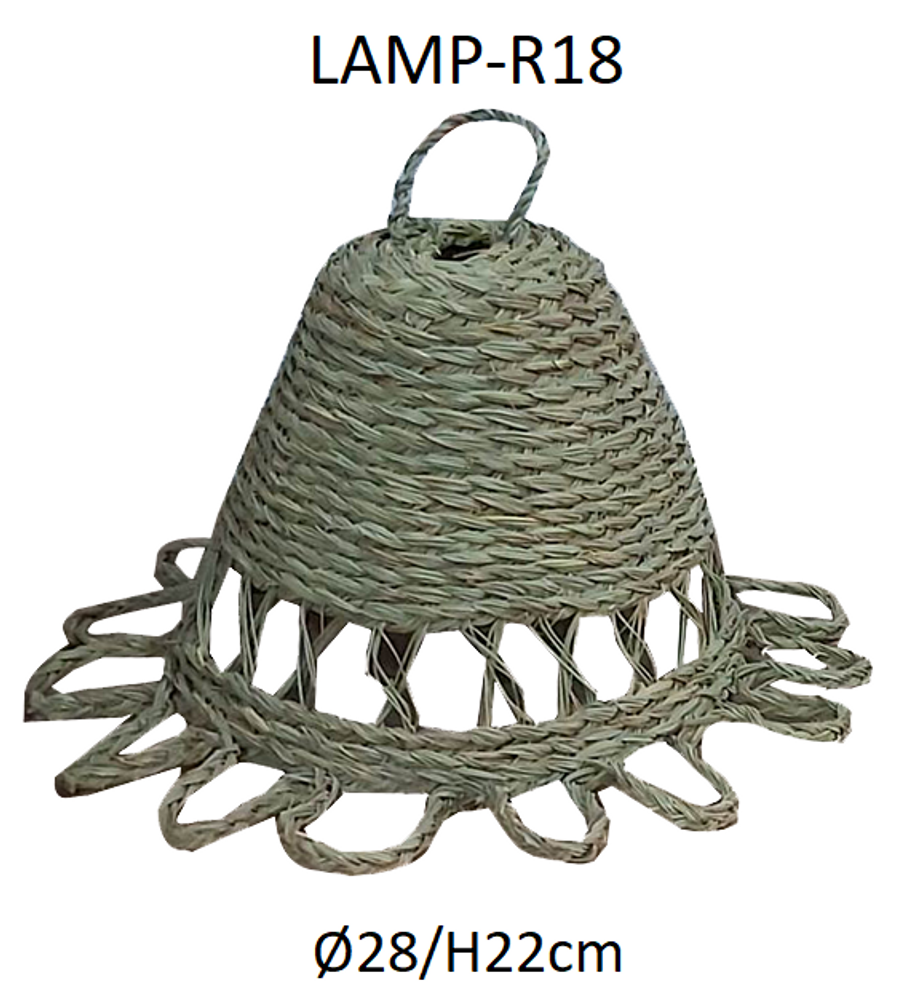 Hanging lights - CABAS PALME CUIR NATUREL - AMAL LINKS