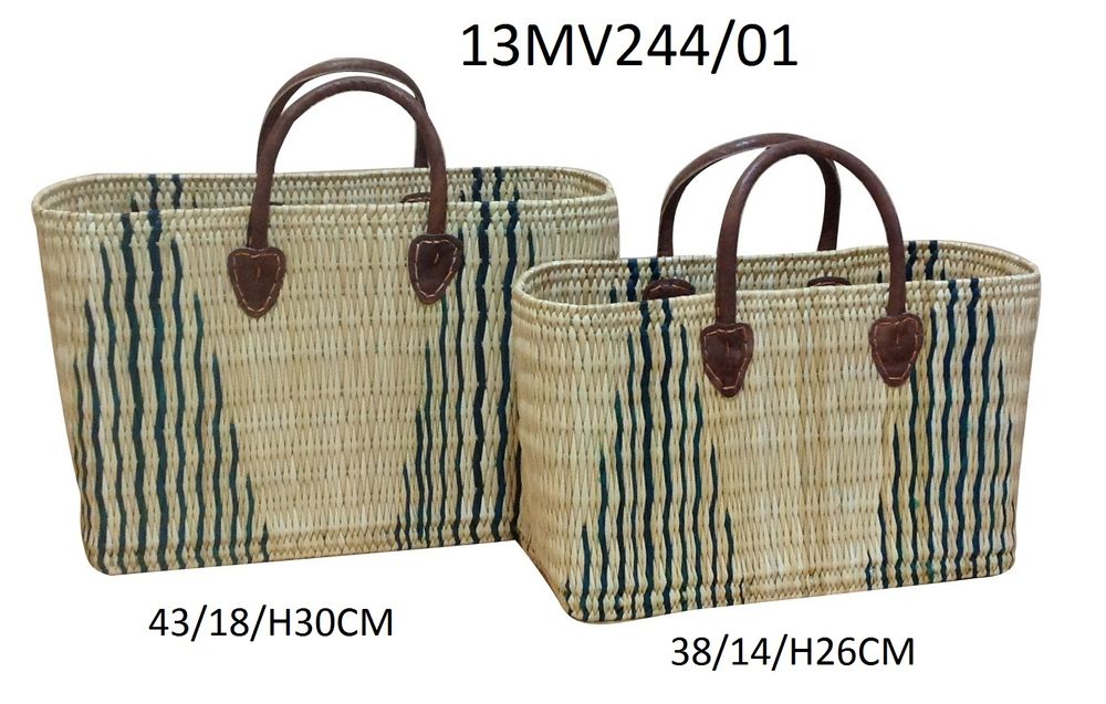 Shopping baskets - PANIER JONC - AMAL LINKS
