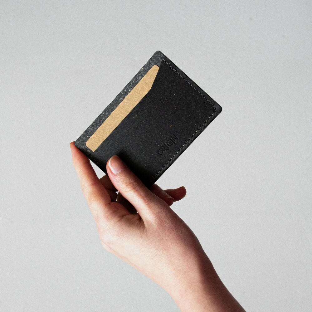 Leather goods - Card Holder - Recycled Leather - Made in France - MAISON ORIGIN