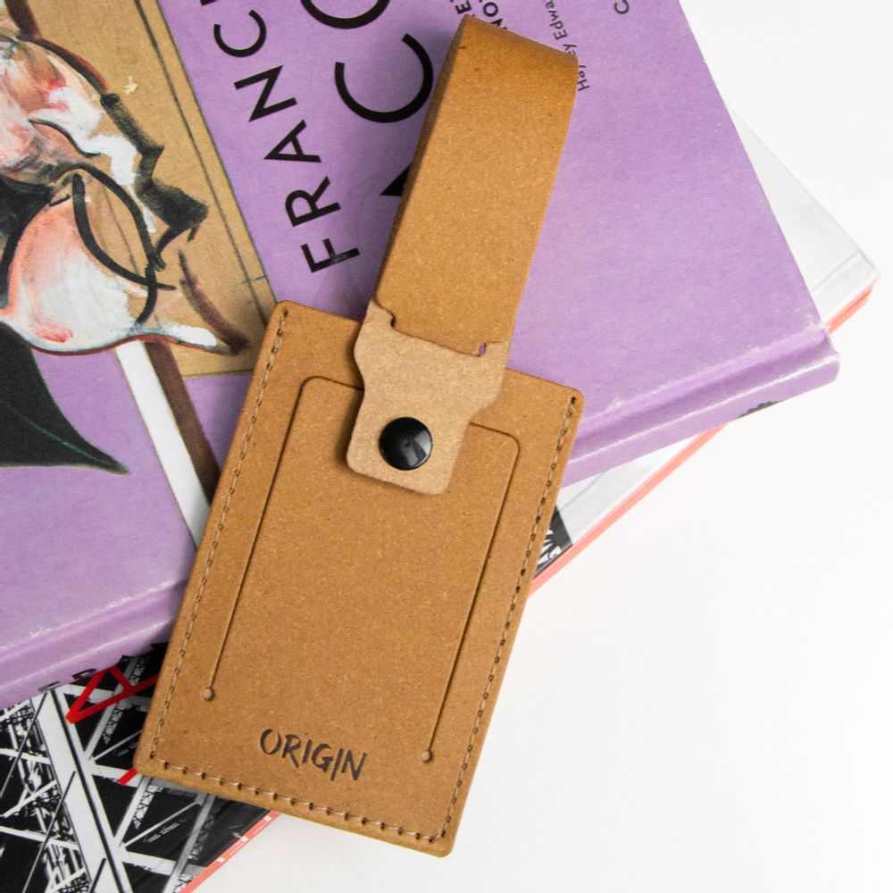 Travel accessories - Luggage Tag - Recycled Leather - Made in France - MAISON ORIGIN