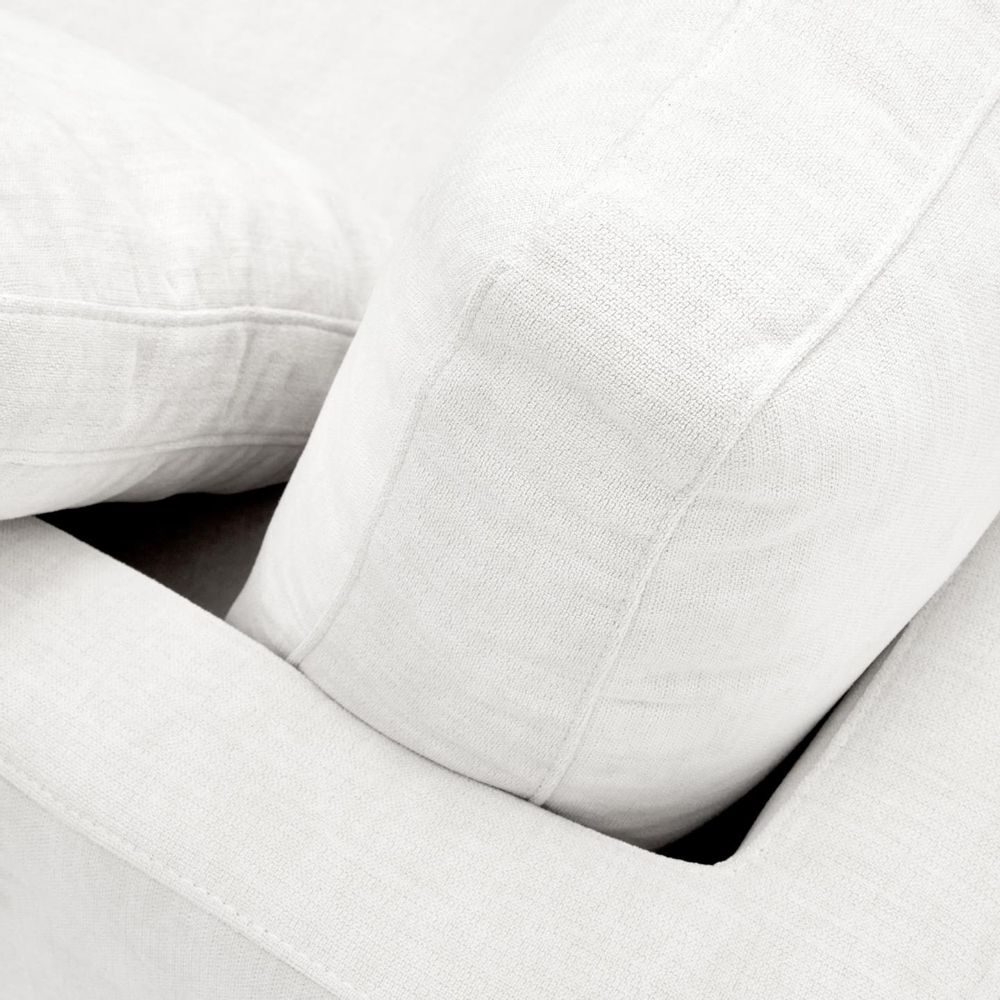Sofas for hospitalities & contracts - Gala 6 seater sofa in white, 390 cm - KAVE HOME