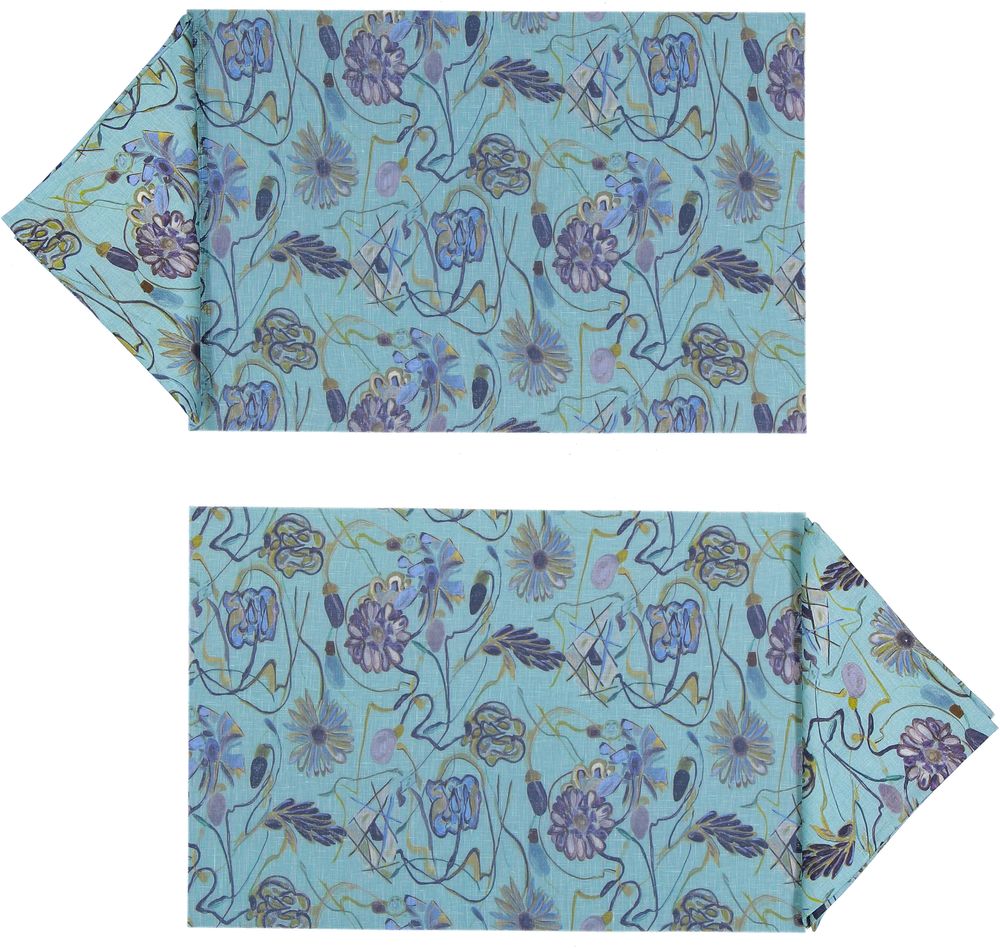 Linge de table textile - Linen or organza and Polyurethane Tablemats - LUISA LONGO