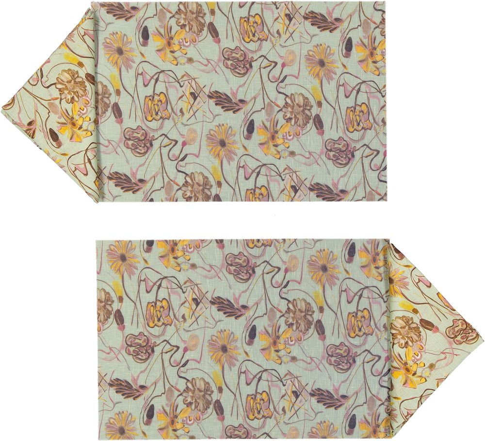 Linge de table textile - Linen or organza and Polyurethane Tablemats - LUISA LONGO