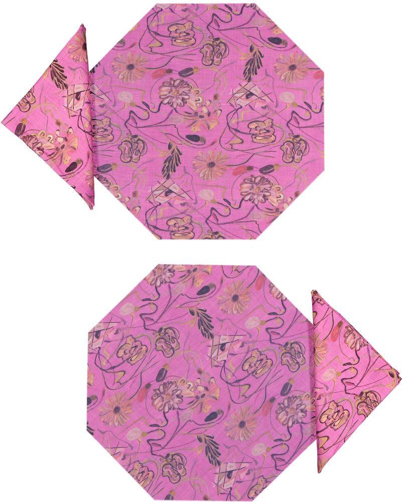 Linge de table textile - Linen or organza and Polyurethane Tablemats - LUISA LONGO