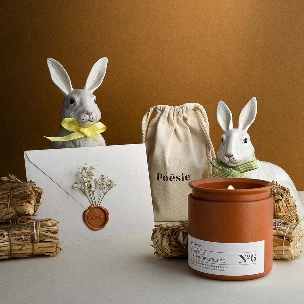 Candles - Terracotta & Colors candle - WITH POESIE