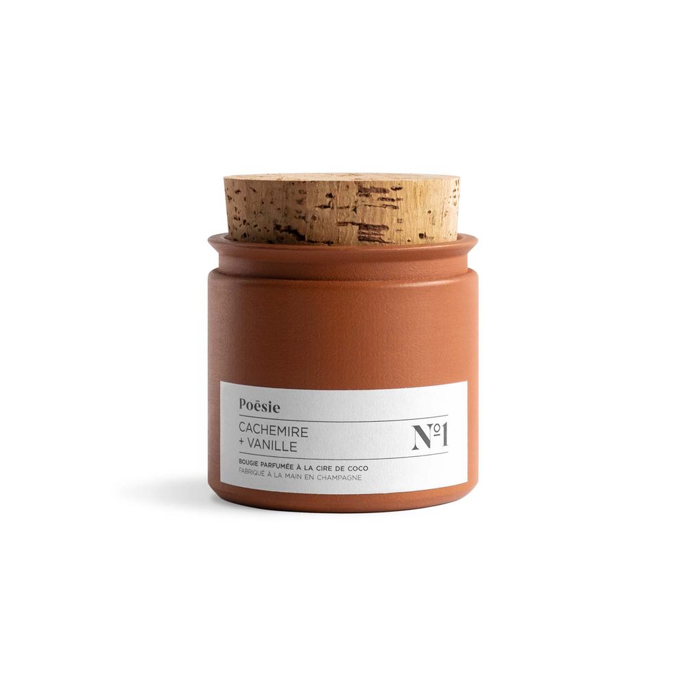 Candles - Terracotta & Colors candle - WITH POESIE