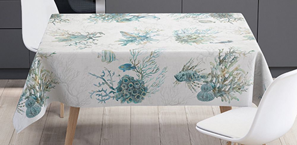 Table linen - Coated printed tablecloths - AUTREFOIS  & EPSILON