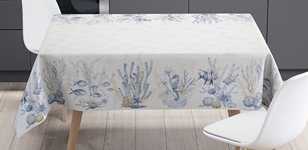Table linen - Coated printed tablecloths - AUTREFOIS  & EPSILON